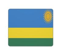Tappetino Mouse Flag of Rwanda Print Mousepad Uso Prolungato Mouse Pad Durevole Tappetino Scrivania per Casa Computer Ufficio 25X30CM