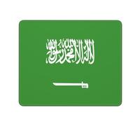 Tappetino Mouse Flag of Saudi Arabia Print Mouse Pad Durevole Tappetino Scrivania Impermeabile Mousepad per Ufficio Laptop Computer 25X30CM