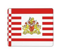 Tappetino Mouse Flag of The Senate of Bremen Soffice Mouse Pad Durevole Desk Mat per Laptop Pc Gaming 10X12In