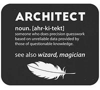 Tappetino Mouse Funny Gag Sarcastic Funny Architect Meaning Noun Definition Architecture Saying Mouse Pad Durevole Tappetino Scrivania Multifunzione Mousepad per Laptop Ufficio Computer 25X30CM