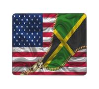Tappetino Mouse Funny Zipper Jamaican Jamaica Flag Accessori Gaming Portatile Mouse Pad Gaming Tappetino per Mouse per Pc E Laptop Ufficio Computer M