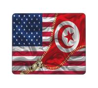 Tappetino Mouse Funny Zipper Tunisia Flag Mousepad Base Antiscivolo Mouse Pad Superficie Antipolvere Accessori Gaming per Computer Pc E Laptop Ufficio XL