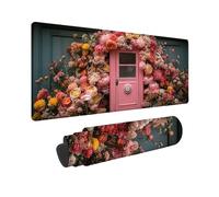 Tappetino Mouse Gaming 1000 x 500 x 3mm Mouse Pad Rosa Romantico, Tappetino Gaming con Base in Gomma Antiscivolo, Ufficio Accessori Impermeabile Resistente per Lavoro, Ufficio, Regalo Uomo -TL76TG