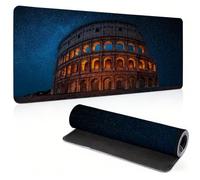 Tappetino Mouse Gaming, 1200x600mm Tappetino Mouse XXL architettura 0c0-476 | Mouse Pad Grande, Ottimizzato per i Sensori da Gioco, Migliora Precisione e Velocità, per Mac e PC, Il Colosseo romano (2)