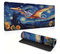 Tappetino Mouse Gaming, 1200x600mm Tappetino Mouse XXL sogno 0c0-732 | Mouse Pad Grande, Ottimizzato per i Sensori da Gioco, Migliora Precisione e Velocità, per Mac e PC, Dinosauri (2)