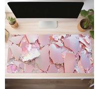 Tappetino Mouse Gaming, 160x80 cm Tappetino Mouse Rosa, Impermeabile e Antiscivolo Mause Pad, Bordo Cucito Tppetino per Mause con Liscio Superficie, Malinconia Mausepad per Ufficio PjY8262 5-2