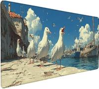 Tappetino Mouse Gaming 600x300x3mm Mouse pad Bird Gaming Mousepad XXL Fiume Migliora Precisione e Velocità, Tappeto Antiscivolo Impermeabile Tastiera Accessori per Pad PC Accessori Regalo P-Z446