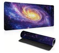 Tappetino Mouse Gaming, 600x400mm Tappetino Mouse XXL Viola 0c0-800 | Mouse Pad Grande, Ottimizzato per i Sensori da Gioco, Migliora Precisione e Velocità, per Mac e PC, universo