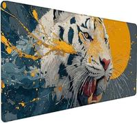 Tappetino Mouse Gaming 700x300x3mm Mouse pad Tigre Gaming Mousepad XXL Animale Migliora Precisione e Velocità, Tappeto Antiscivolo Impermeabile Tastiera Accessori per Pad PC Accessori Regalo 5-7K69