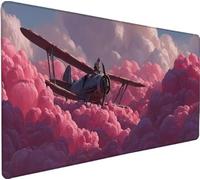 Tappetino Mouse Gaming 900x400x3mm Mouse pad Aereo Gaming Mousepad XXL Cloud Migliora Precisione e Velocità, Tappeto Antiscivolo Impermeabile Tastiera Accessori per Pad PC Accessori Regalo I-HX65