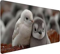 Tappetino Mouse Gaming 900x400x3mm Mouse pad Bird Gaming Mousepad XXL Pinguino Migliora Precisione e Velocità, Tappeto Antiscivolo Impermeabile Tastiera Accessori per Pad PC Accessori Regalo P-CH37