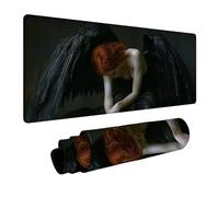 Tappetino Mouse Gaming Angelo caduto Tappetino Scrivania Ala Mousepad 30x60x0.3 cm Precisione e Velocità Migliorate, Mousepad xxl Copri Scrivania per Pc Portatile Tastiera Gaming Regalo Uomo FSBD-8649