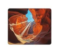 Tappetino Mouse Gaming Antelope Canyon Bordi Cuciti Tappetino per Mouse Gaming Soffice Mousepad per Computer Laptop Gaming 10X12In