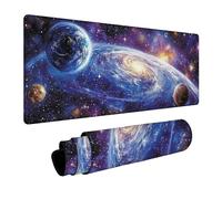 Tappetino Mouse Gaming Astratto Tappetino Scrivania Universo Mousepad 50 x 100 x 0.3cm Precisione e Velocità Migliorate, Mousepad xxl Copri Scrivania per Pc Portatile Tastiera Gaming Regalo FSBD-4920