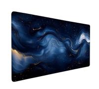 Tappetino Mouse Gaming Blu Tappetino Mouse XXL 1200x400x3mm, Malinconia Mouse Pad Impermeabile Antiscivolo Migliora precisione e velocità, Mousepad per PC, Ufficio, Casa, Lavoro, laptop, Model 643