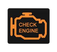 Tappetino Mouse Gaming Check Engine Light Durevole Tappetino per Mouse Gaming Confortevole Accessori Gaming per Mac Pc Gaming 10X12In