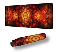 Tappetino Mouse Gaming Colore Tappetino per Mouse XXL 900 x 300 x 3 MM Grande Mousepad, Impermeabile e Gomma Antiscivolo, Resistente All'usura, Mousepad per il Lavoro in Ufficio a Casa, Mandala S-1384