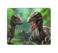 Tappetino Mouse Gaming Dinosaurs Nature Rectangle Soffice Tappetino Mouse Multifunzione Mousepad per Ufficio Computer Mac 10X12In