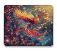 Tappetino Mouse Gaming - Fenice, Tappetino Mouse per Computer con Base in Gomma Antiscivolo, Migliora Precisione e Velocità, Portatile Mousepad Piccolo, 29 x 24 cm, Accessori Gaming - sogno c0-243