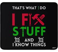 Tappetino Mouse Gaming Fix Stuff And Know Things Mechanic Soffice Tappetino Scrivania Confortevole Desk Mat per Ufficio Computer Pc 10X12In