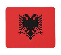 Tappetino Mouse Gaming Flag of Albania Mouse Pad 10x12in | durevole Mousepad Portatile per Computer Mac