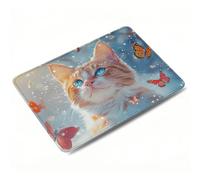 Tappetino Mouse Gaming - gatto, Tappetino Mouse per Computer con Base in Gomma Antiscivolo, Scorrimento Facile, Migliora Precisione e Velocità, Portatile Mousepad Piccolo, 29 x 24 cm Il sogno 0o-691