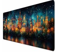 Tappetino Mouse Gaming Giapponese Mouse Pad XXL Fumetti 150 x 80 cm, Impermeabile Tappetino Gaming con Bordi Cuciti, Base in Gomma Antiscivolo Accessori Scrivania per Laptop, Regalo Uomo -XZ361