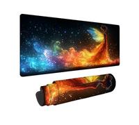 Tappetino Mouse Gaming Grande 100x50 cm Mouse Pad Colore Ragazza Angelo, Mousepad Impermeabile, Tappetino Gaming con Bordi Cuciti Base in Gomma Antiscivolo, Mousepad per Laptop, Regalo Uomo -TL555A