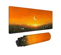 Tappetino Mouse Gaming Grande 120x60 cm Mouse Pad Giallo Fresco, Mousepad Impermeabile, Tappetino Gaming con Bordi Cuciti Base in Gomma Antiscivolo, Mousepad per Studio, Laptop, Regalo Uomo -TL13DQ