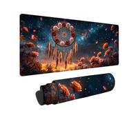 Tappetino Mouse Gaming Grande 80x40 cm Mouse Pad Colore Cacciatore Di Sogni, Mousepad Impermeabile, Tappetino Gaming con Bordi Cuciti Base in Gomma Antiscivolo, Mousepad per Laptop, Regalo -TL823N