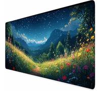 Tappetino Mouse Gaming Grande 90 x 30 cm Mouse Pad Colore Primavera Accessori Scrivania, Mousepad con Base in Gomma Antiscivolo Impermeabile con Bordi Cuciti per Gaming, Laptop, Ufficio -XZ58HX4