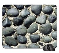 Tappetino Mouse Gaming, Gravel Stone Road Background Wallpaper Pattern Tappetino per Mouse Ergonomico Gaming Tappetino Mouse Bordi Cuciti Tappetino per Il Mouse da Gioco per Pc Notebook 25X30Cm