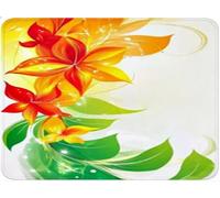 Tappetino Mouse Gaming Il sogno, Tappetino per Mouse con Diversi Motivi, Superficie in Tessuto Micro-Tessuto Testurizzata Base in Gomma Antiscivolo, Ufficio Gaming Accessori 20x24x0.3cm Fiore qw-307