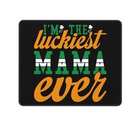 Tappetino Mouse Gaming, I'm The Luckiest Mama Ever Mouse Pad Antisfilacciamento Gaming Mousepad Pratica Mousepad per Gamers Ufficio 25X30Cm