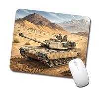 Tappetino Mouse Gaming M1 Abrams Car in The Desert Portatile Tappetino Mouse Soffice Accessori Gaming per Laptop Pc Computer 10X12In