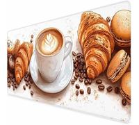 Tappetino Mouse Gaming Marrone Mouse Pad XXL Tè Pomeridiano Informale 1500 x 800 x 3MM, Impermeabile Tappetino Gaming con Bordi Cuciti, Base in Gomma Antiscivolo Accessori Scrivania per Laptop -XZ94L