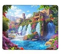 Tappetino Mouse Gaming Mouse Pad Città Piccolo Mousepad 320x260 mm Antiscivolo Tappeto Mousepad, Ufficio Accessorio Tappetini Scrivania Migliorala Velocità e La Precisione, per Computer PC X0-662