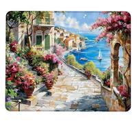 Tappetino Mouse Gaming Mouse Pad Sulla Spiaggia Piccolo Mousepad 340x280 mm Antiscivolo Tappeto Mousepad, Ufficio Accessorio Tappetini Migliorala Velocità e La Precisione, per Computer PC X0-252