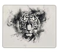 Tappetino Mouse Gaming Mouse Pad Tigre Piccolo Mousepad 260x220 mm Antiscivolo Tappeto Mousepad, Ufficio Accessorio Tappetini Scrivania Migliorala Velocità e La Precisione, per Computer PC X0-66