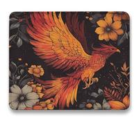 Tappetino Mouse Gaming - nero, Tappetino Mouse per Computer con Base in Gomma Antiscivolo, Scorrimento Facile, Migliora Precisione e Velocità, Portatile Mousepad Piccolo, 29 x 24 cm - Fenice c0-283