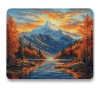 Tappetino Mouse Gaming - paesaggio, Tappetino Mouse per Computer con Base in Gomma Antiscivolo, Migliora Precisione e Velocità, Portatile Mousepad, 24 x 20 cm, Accessori Gaming - torrente c0-496