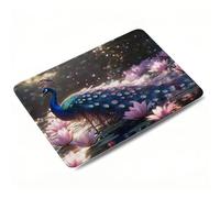 Tappetino Mouse Gaming - Paone, Tappetino Mouse per Computer con Base in Gomma Antiscivolo, Scorrimento Facile, Migliora Precisione e Velocità, Portatile Mousepad Piccolo, 32 x 26 cm Il sogno 0o-705