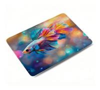 Tappetino Mouse Gaming - pesce, Tappetino Mouse per Computer con Base in Gomma Antiscivolo, Scorrimento Facile, Migliora Precisione e Velocità, Portatile Mousepad Piccolo, 29 x 24 cm Il sogno 0o-732