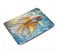 Tappetino Mouse Gaming - pesce, Tappetino Mouse per Computer con Base in Gomma Antiscivolo, Scorrimento Facile, Migliora Precisione e Velocità, Portatile Mousepad Piccolo, 29 x 24 cm Il sogno 0o-731