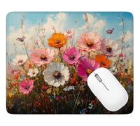 Tappetino Mouse Gaming Primavera Tappetino per Mouse 200 x 150 mm, Q-1564 | Sottomano Scrivania con Base in Gomma Antiscivolo, Fiore Mousepad impermeabile, per PC, Laptop Ufficio Accessori Gaming