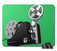 Tappetino Mouse Gaming, Projector Cinema Coil Film Projection Mouse Pad Liscia Mousepad Ergonomico Tappetino Mouse Pad per Computer Pc 25X30Cm