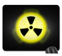 Tappetino Mouse Gaming, Radioactive Graphic Nuclear Power Plant Industry Tappetini Mouse Antiscivolo Tappetino per Il Mouse da Gioco Bordi Cuciti Tappeto Mouse per Computer Pc 25X30Cm