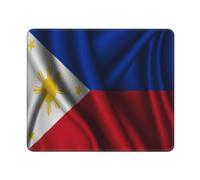 Tappetino Mouse Gaming, Silk Style Flag of The Philippines Mousepad Personalizzato Tappetini per Il Mouse Antiscivolo Tappetino da Gaming per Gaming Pc 25X30Cm