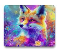 Tappetino Mouse Gaming - sogno, Tappetino Mouse per Computer con Base in Gomma Antiscivolo, Scorrimento Facile, Migliora Precisione e Velocità, Portatile Mousepad Piccolo, 32 x 26 cm - volpi c0-652