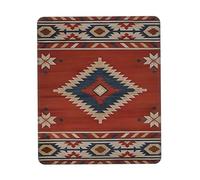 Tappetino Mouse Gaming, Southwest Native American Retro Aztec Navajo Pattern Tappetino Per Mouse Antiscivolo Tappetini Per Il Mouse Da Gioco Antisfilacciamento Tappetini Mouse Per Mouse 25X30Cm